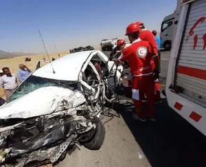 جان باختن مادر و فرزند در تصادف مرگبار در محور اهواز - شوش
