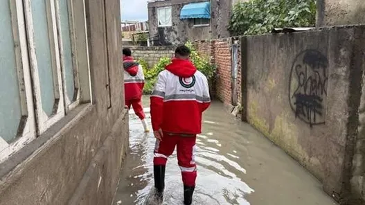 امدادرسانی هلال‌احمر گلستان به ۳۶ خانوار سیل‌زده