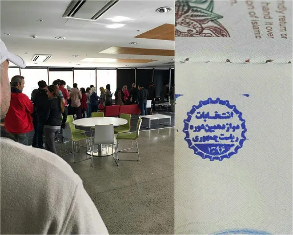 آغاز رای گیری انتخابات ریاست جمهوری ایران در نیوزیلند و استرالیا ساعت ٨صبح به وقت محلي/ صداوسیما