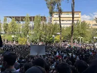 تصاویر| تجمع در دانشگاه‌ها و برخی شهرهای ایران در پی درگذشت «مهسا امینی»