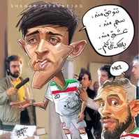 کاریکاتور/ واکنش سردار آزمون به کمیته انضباطی!