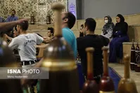 تصاویر| برکناری زورخانه‌دار و مرشد به دلیل ورود زنان به زورخانه!
