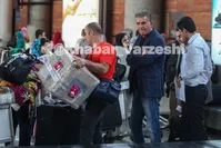 عکس| کی‌روش در حال ترک ایران