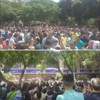 تجمع کسبه و تعطیلی بازار/ بازاریان در اعتراض به رکود و قیمت ارز دست از کار کشیدند+فیلم و عکس