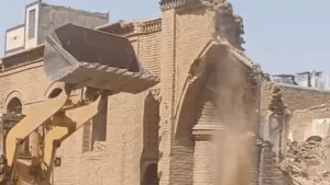 شهرداری، کاروانسرای تاریخی در سبزوار را تخریب کرد!