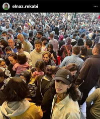 عکس| تبریک نوروز الناز رکابی با یک عکس جنجالی