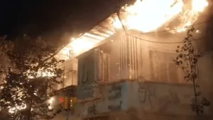 آتش‌سوزی در میدان شهرداری گرگان