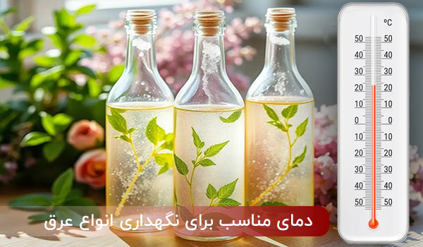 دمای مناسب برای نگهداری انواع عرق دمای مناسب برای نگهداری انواع عرق
