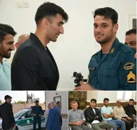 عذرخواهی علیرضا بیرانوند از مامور پلیس+عکس