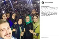 بهنوش طباطبایی کنار مردم مشهد در سالن سینما/ دلیل ترک زودهنگام سالن چه بود؟+عکس