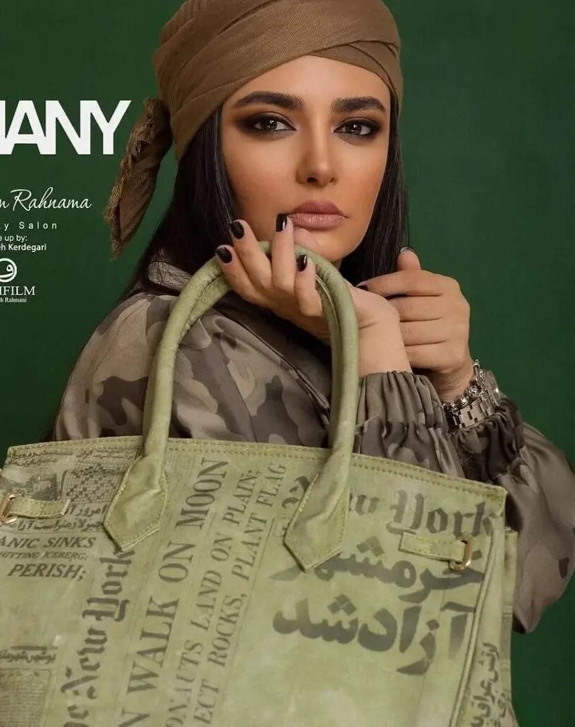تبلیغ لیندا کیانی با یک عبارت تاریخی + عکس
