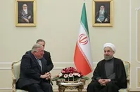 محورهای مهم گفت‌وگوی روحانی و ژرار لارشه؛ برجام و چگونگی مقابله با داعش