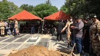 عکس/ خانه ابدی سیروس گرجستانی کنار آرامگاه منوچهر حامدی