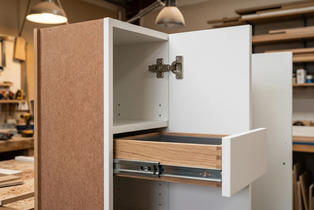 لولا، ریل کشو و بدنه کابینت؛ اجزایی که قیمت کابینت را تعیین می‌کنند