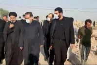 شمخانی به روستای ابوالفضل رفت