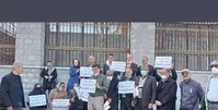 تجمع بازنشستگان مقابل مجلس